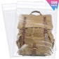 14" x 20" Clear Plastic Cellophane Bags Resealable Plastic Poly Bags