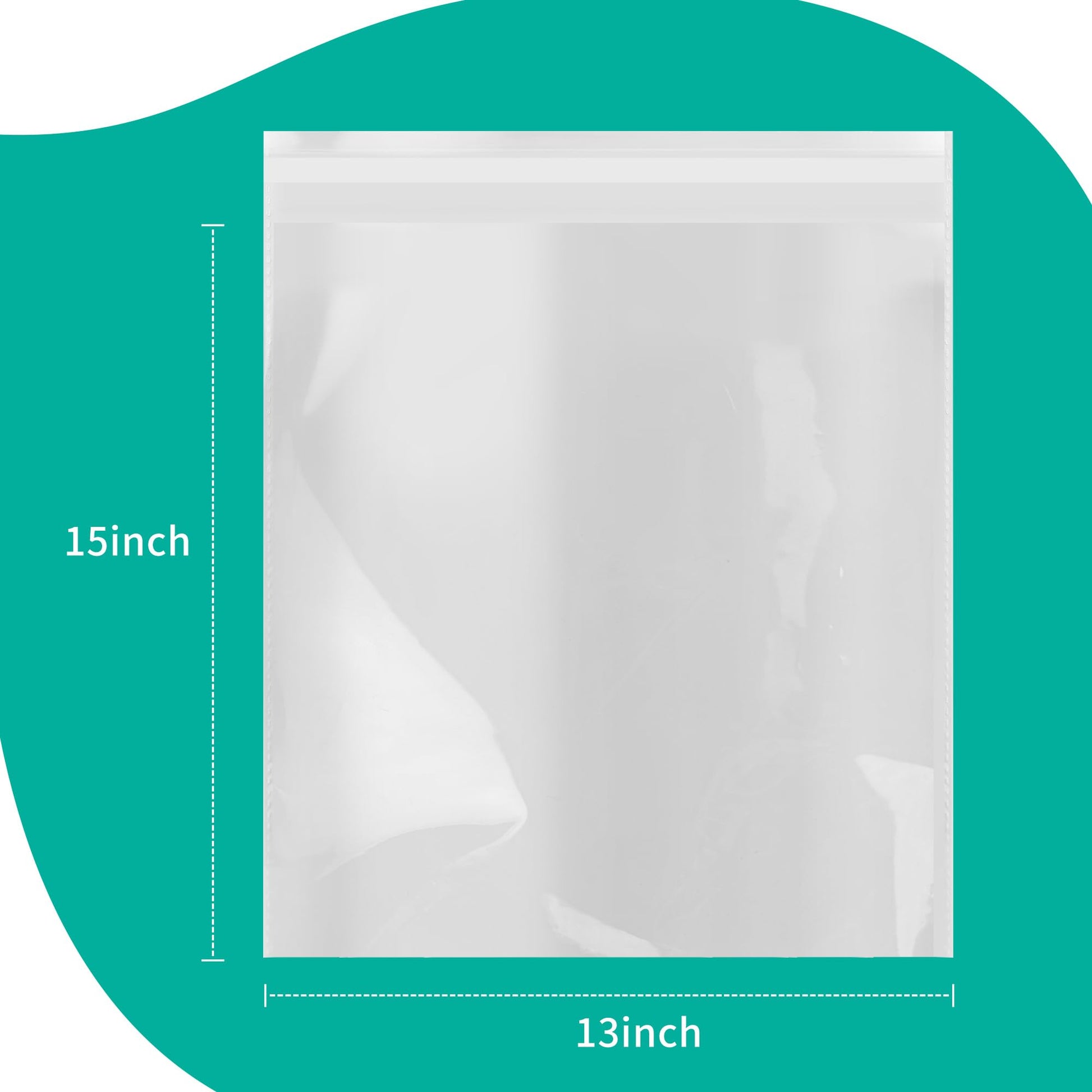 cellophane bags in bulk 13" x 15 "