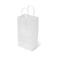 Imailer White Kraft Paper Bags 5.25x3.75x8 Inch 100Pcs Gifts Bags Party Bags Shopping Bags