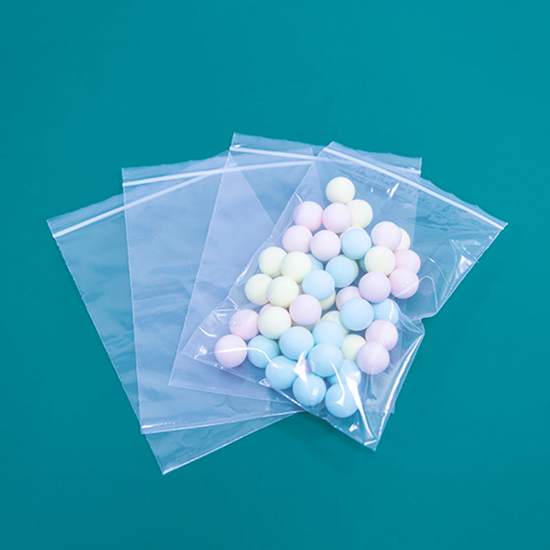 5" x 7" Zip Poly Bags 2 Mil Reclosable Plastic Zip Lock Bags