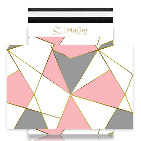 Imailer Poly Mailer Envelope Triangular Mailing Shipping Package Bags-Self Seal