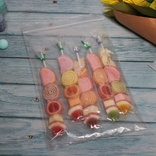 6" x 10" 2 Mil Clear Resealable Zip Bags 500 Pack