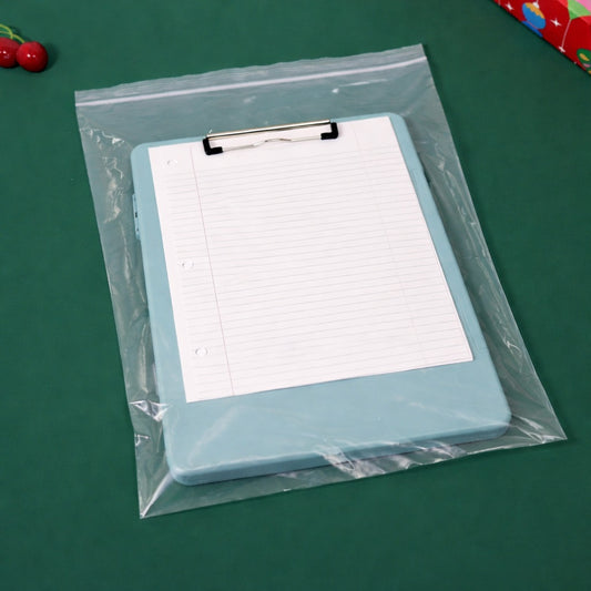 2 Mil 9" x 15" Resealable Clear Plastic Zip Bags 200 Pack