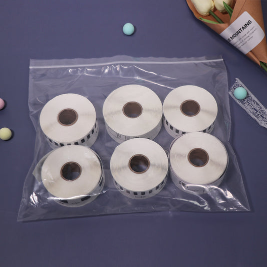 12" x 10" Durable 2 Mil Clear Zip Bags Resealable 100 Pack