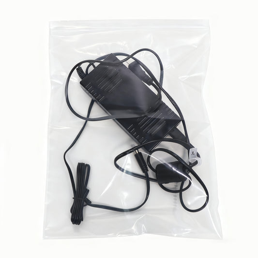 4 Mil 11" x 14" Zip Poly Bags 100 Pack Heavy-Duty Reusable