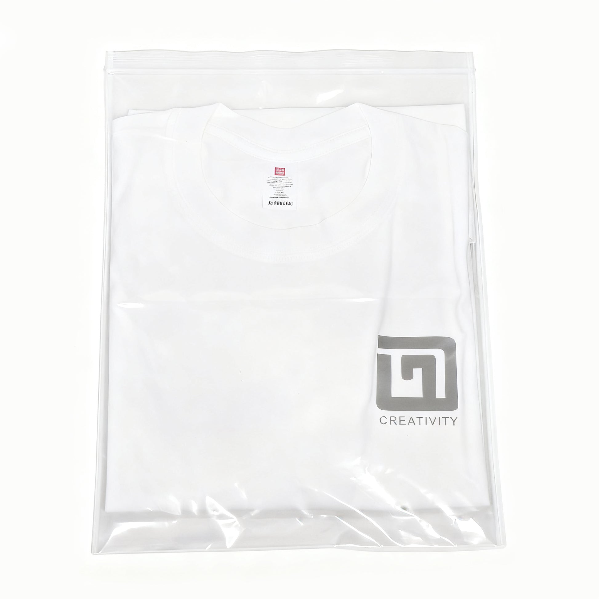 4 Mil 12" x 15" Zip Poly Bags 100 Pack Durable Reusable