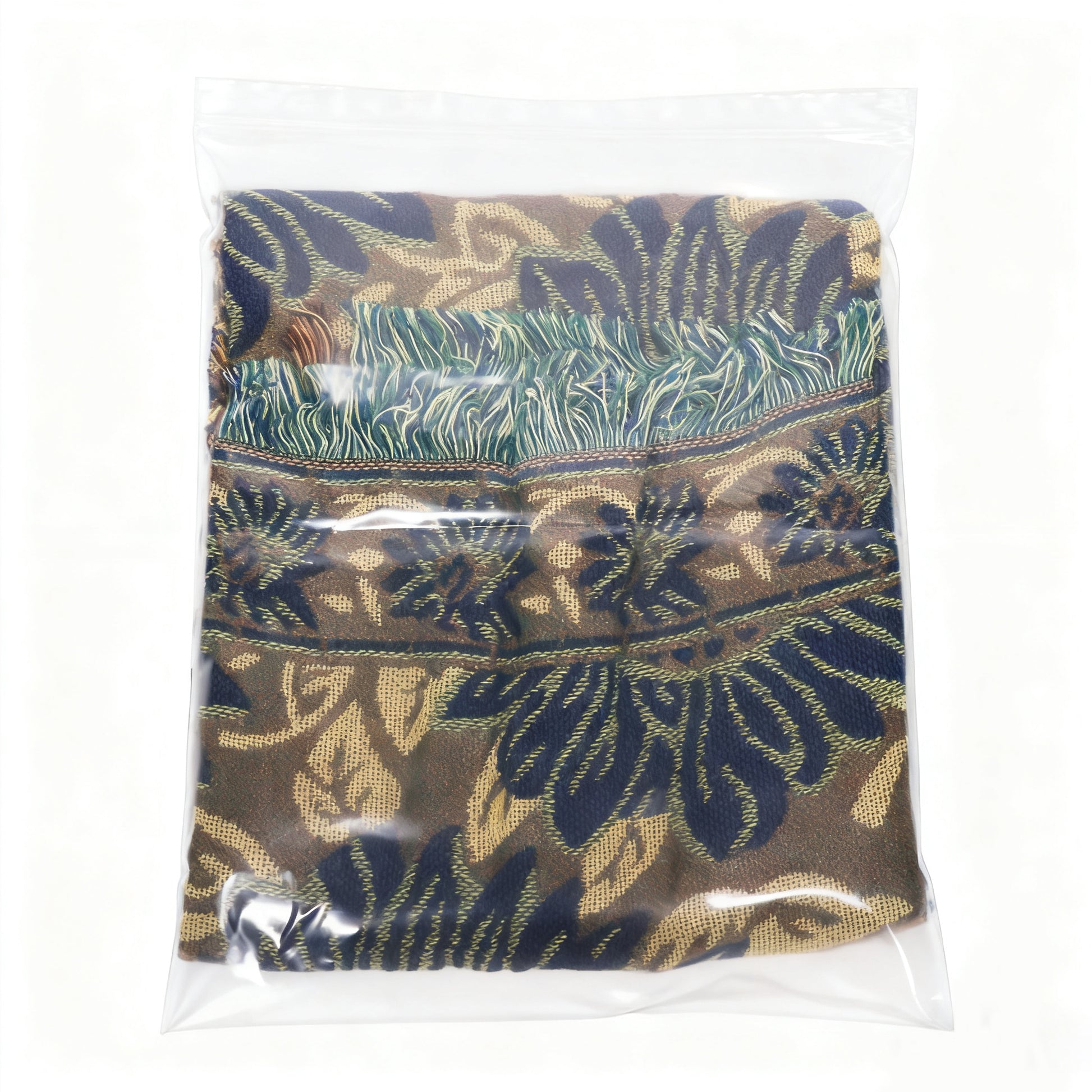 4 Mil 12" x 18" Durable Zip Poly Bags 100 Pack Reusable