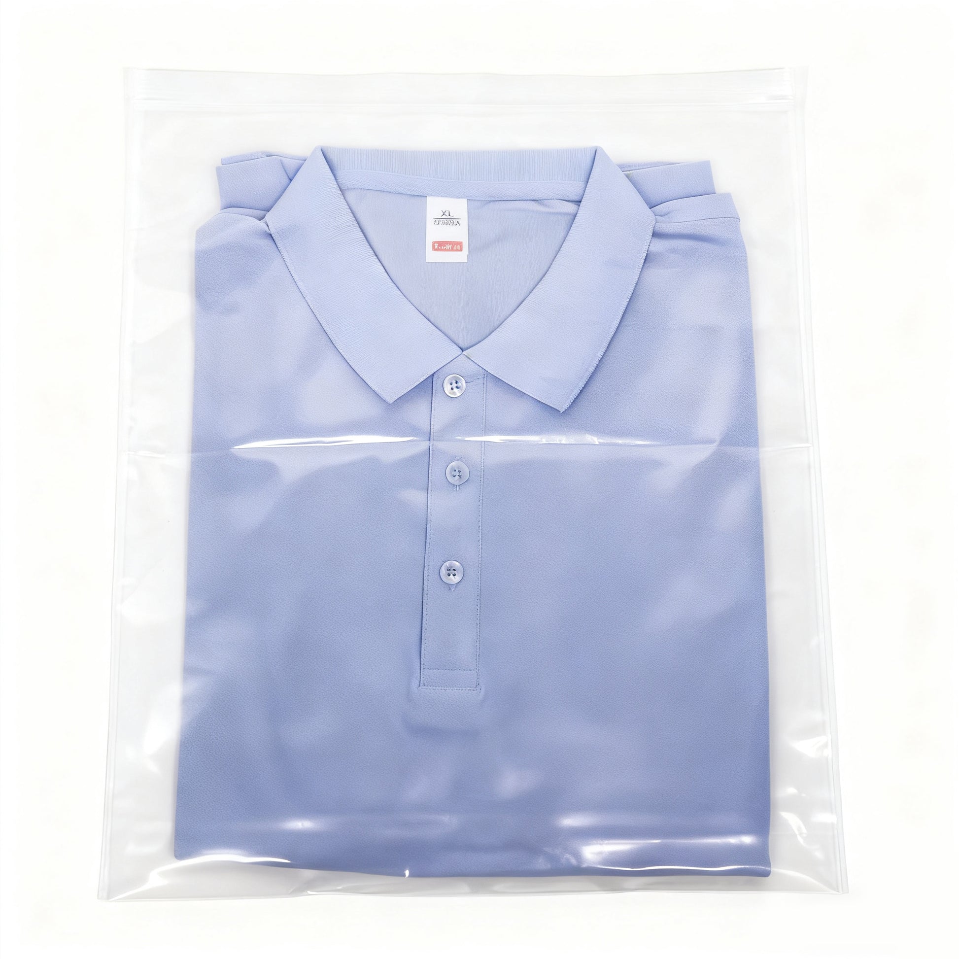 4 Mil 14" x 20" Large Clear Zip Bags 100 Pack Durable Reusable