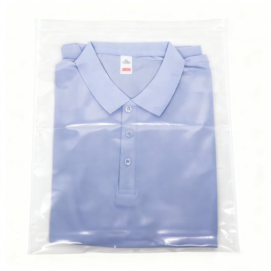 4 Mil 14" x 20" Large Clear Zip Bags 100 Pack Durable Reusable