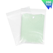 9" x 12" Clear Zip Lock Bags For Packaging clothes