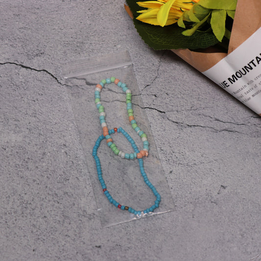 2" x 7" 2 Mil Resealable Zip Bags 500 Pack