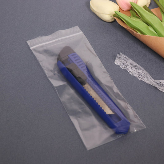 3" x 7" Clear Zip Lock Bags 2 Mil 500 Pack