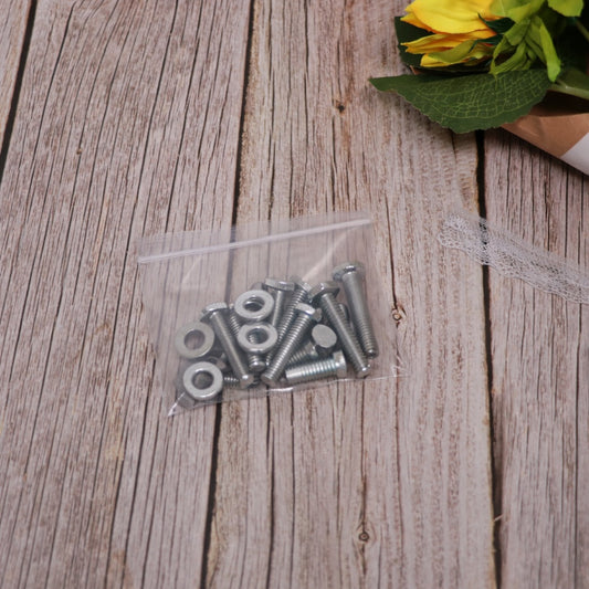 5" x 3" 500 Pack Clear Resealable Zip Bags