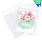 5" x 7" Clear Plastic Cellophane Bags Resealable Plastic Poly Bags