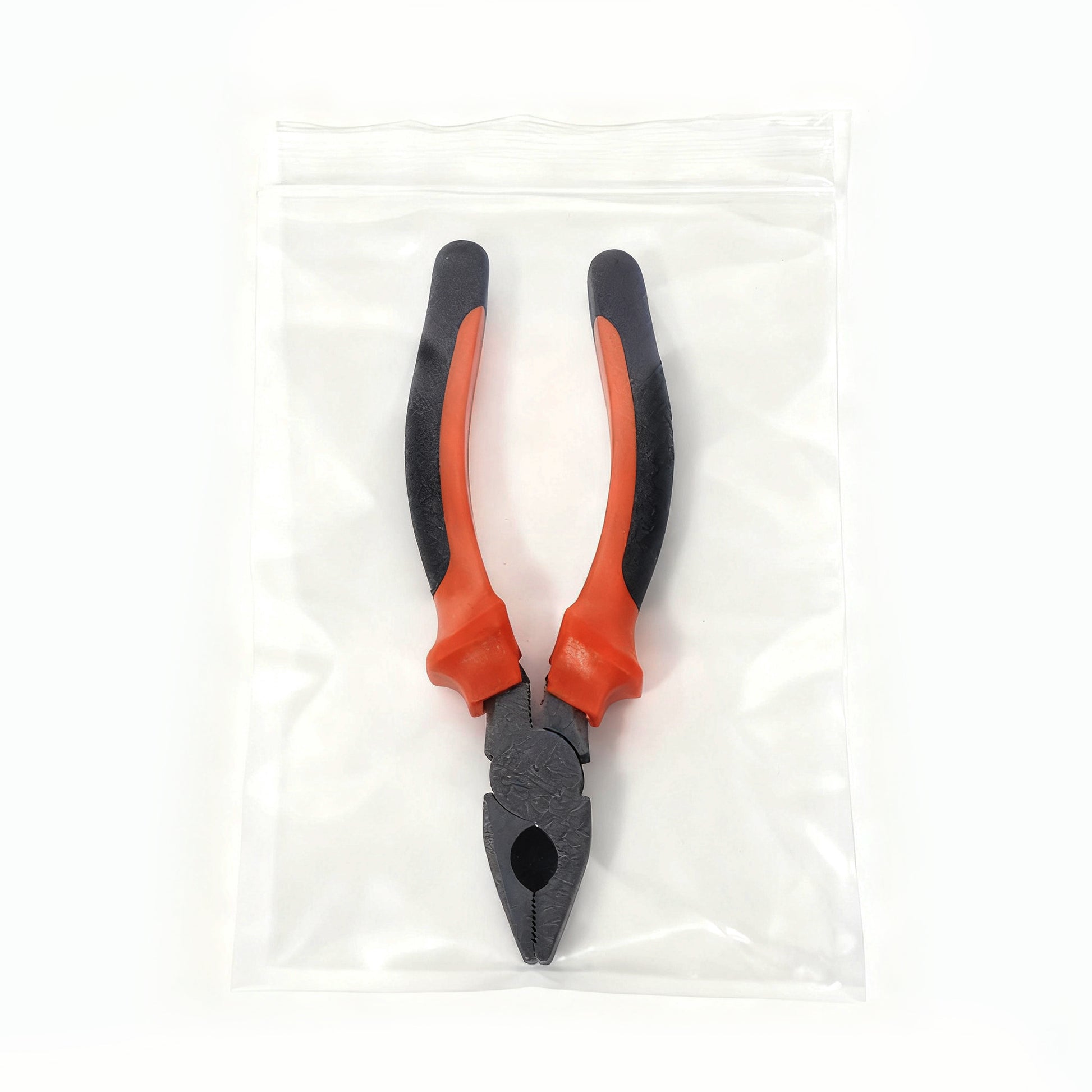 4 Mil 8" x 10" Zip Poly Bags 100 Pack Heavy Duty Reusable