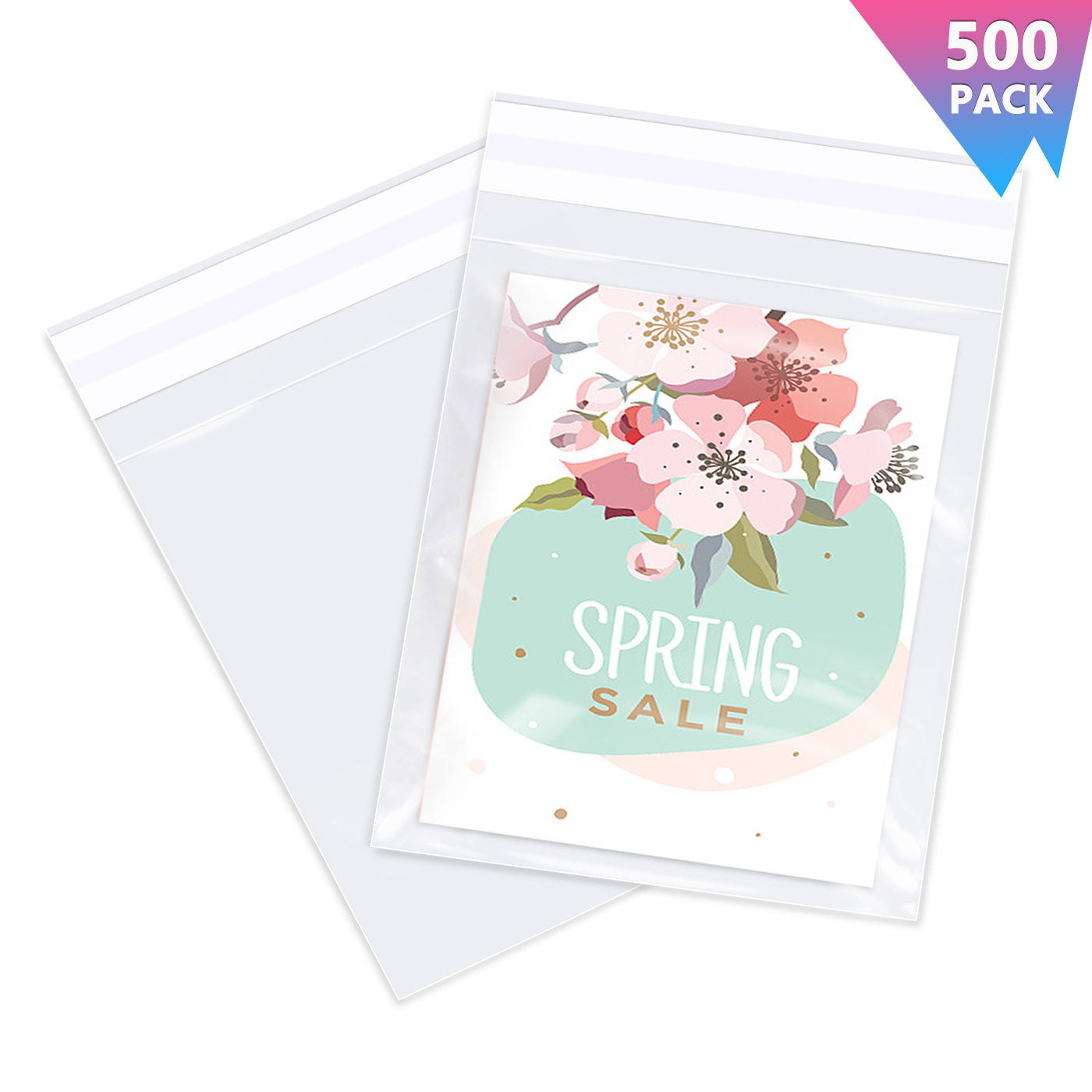 Clear Self-Sealing Bags 5" x 7"