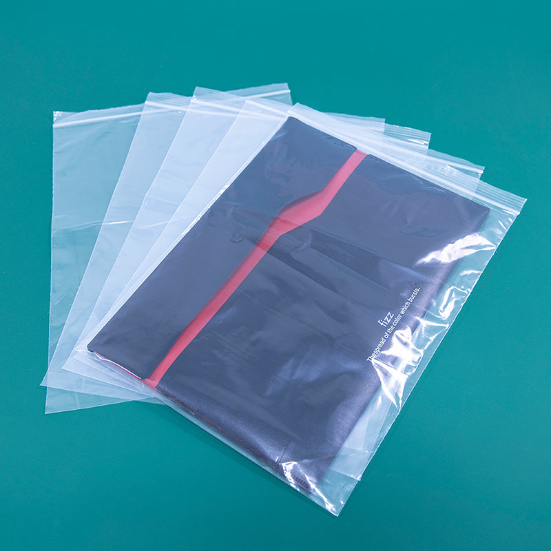 10" x 13" Zip Poly Bags 2 Mil Reclosable Plastic Zip Lock Bags