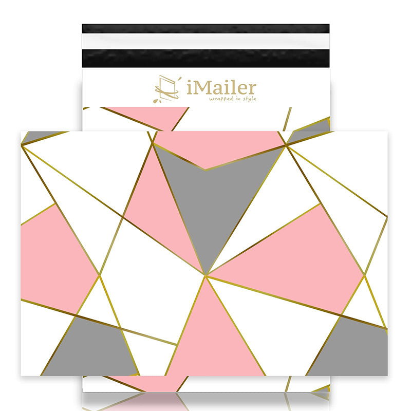 Imailer Poly Mailer Envelope Triangular Mailing Shipping Package Bags-Self Seal